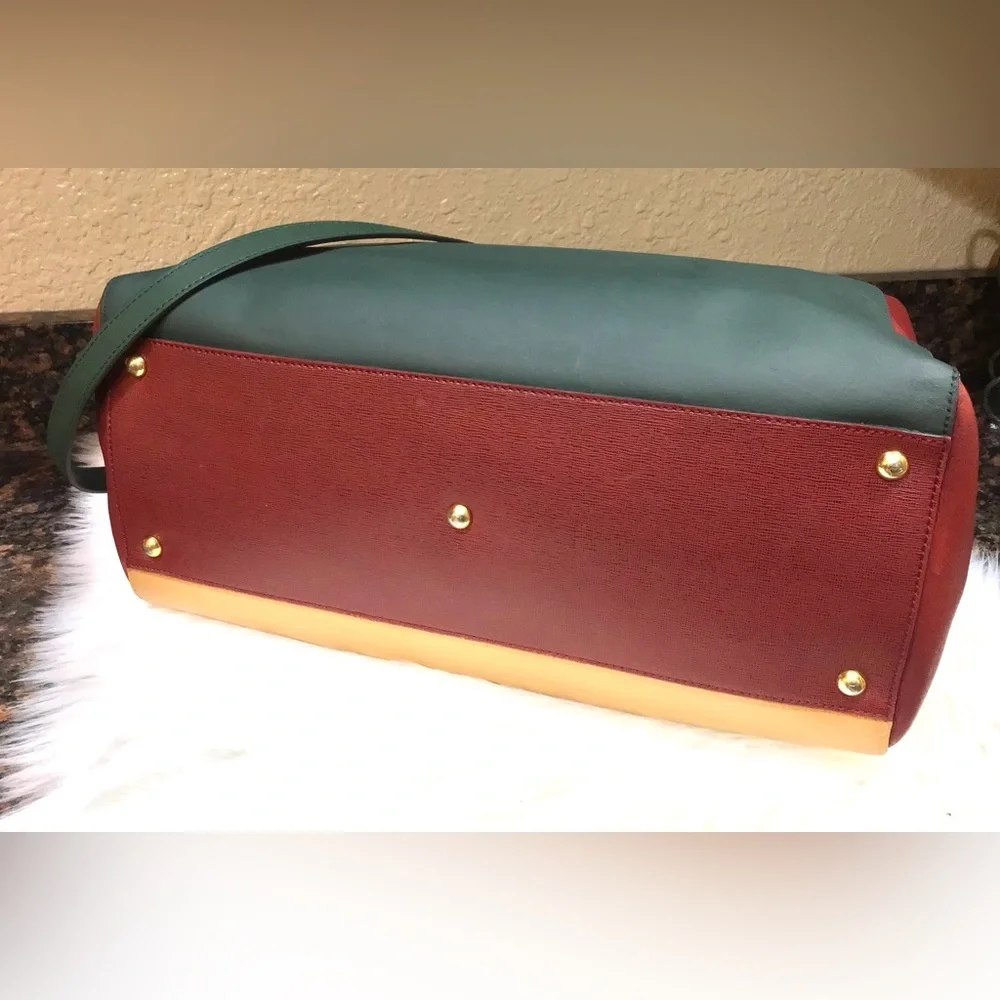 Fendi 2 Jours Multi-Color Leather Bag - Picture 13 of 16
